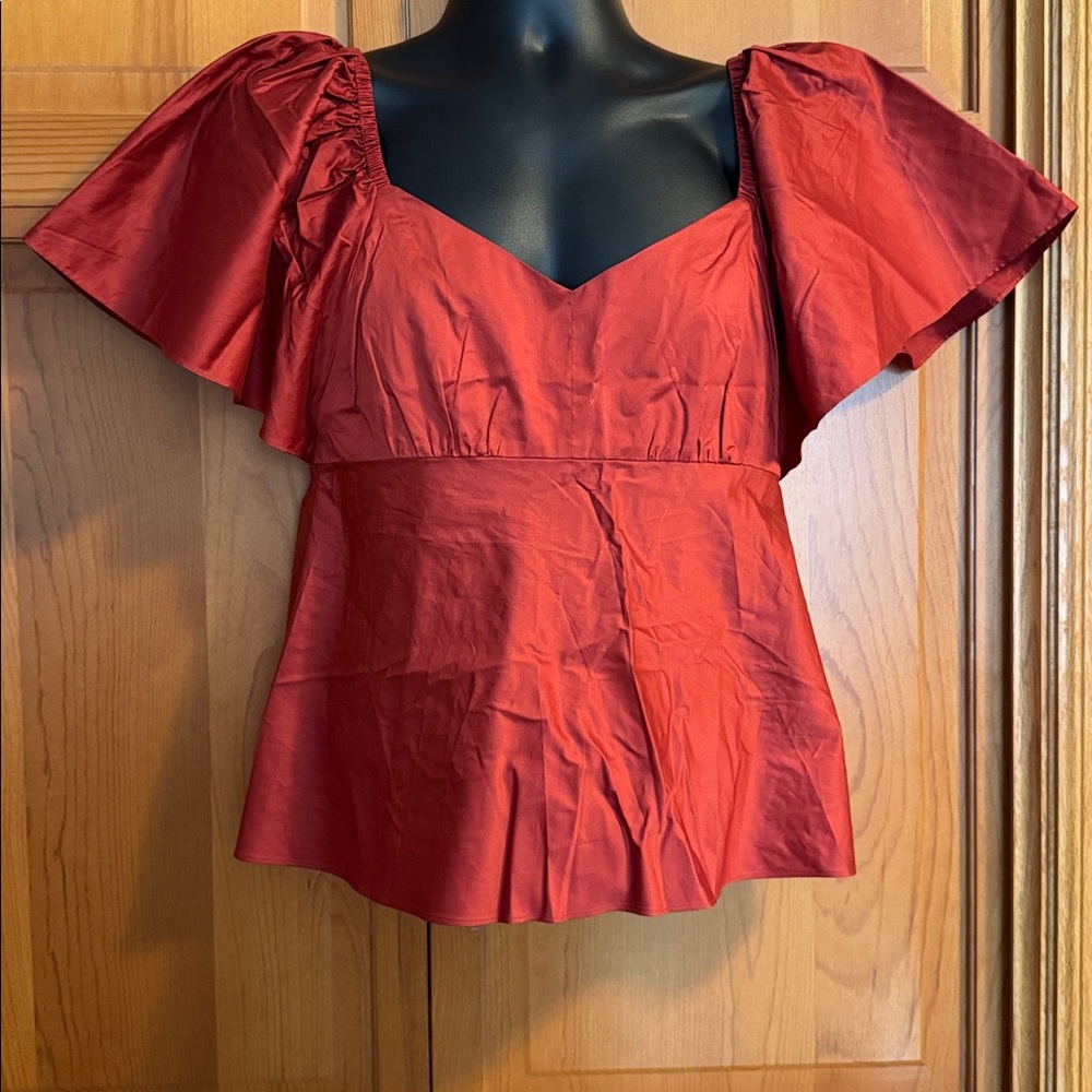 Trina Turk Scarlet Blouse